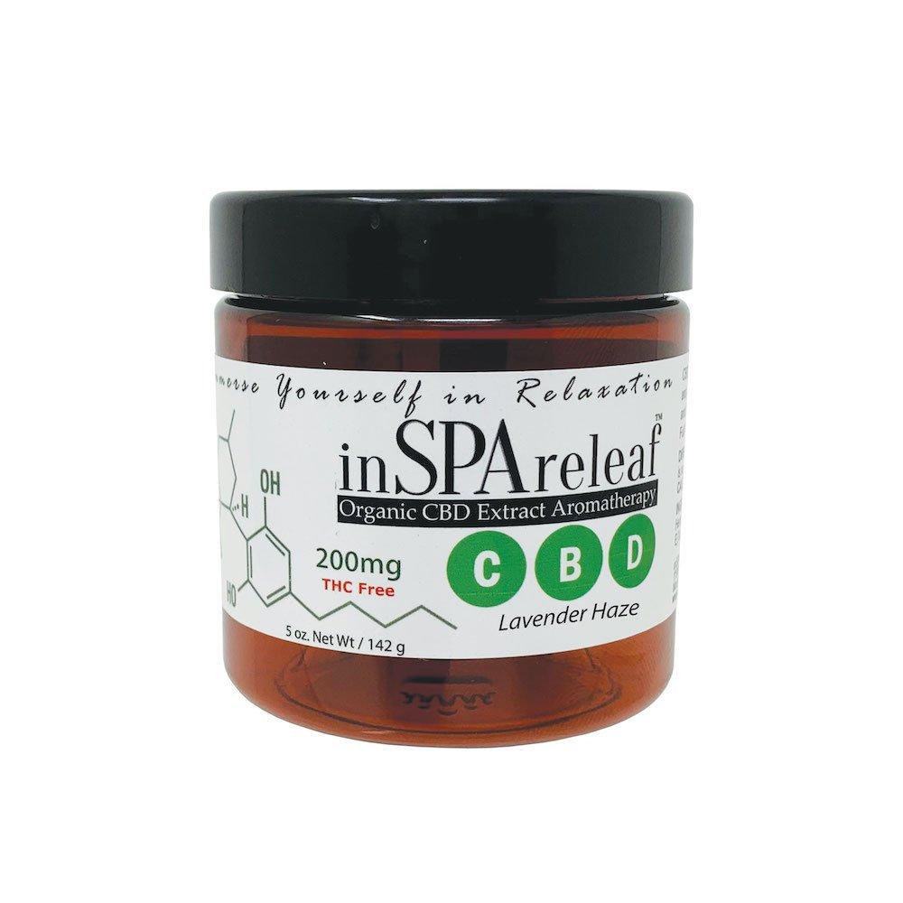 Organic CBD Extract Aromatherapy 5oz Spa Crystals - Lavender Haze