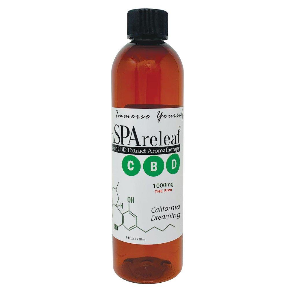inSPAreleaf  Organic CBD Extract Aromatherapy 8oz Liquid  California Dreaming