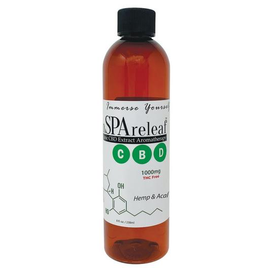 inSPAreleaf  Organic CBD Extract Aromatherapy 8oz Liquid  Hemp and Acai