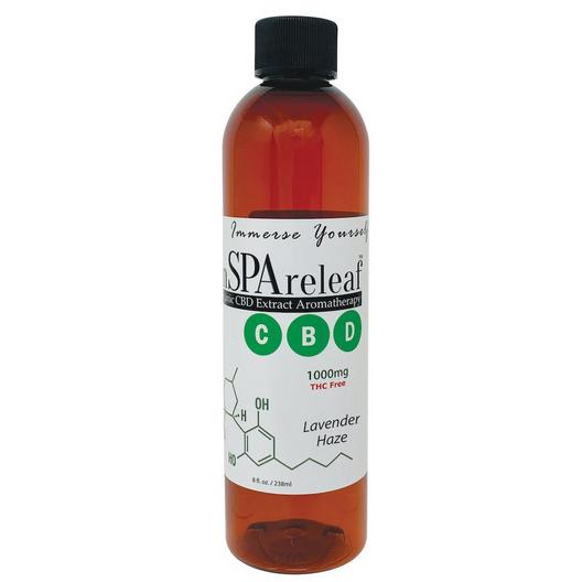 inSPAreleaf  Organic CBD Extract Aromatherapy 8oz Liquid  Lavender Haze