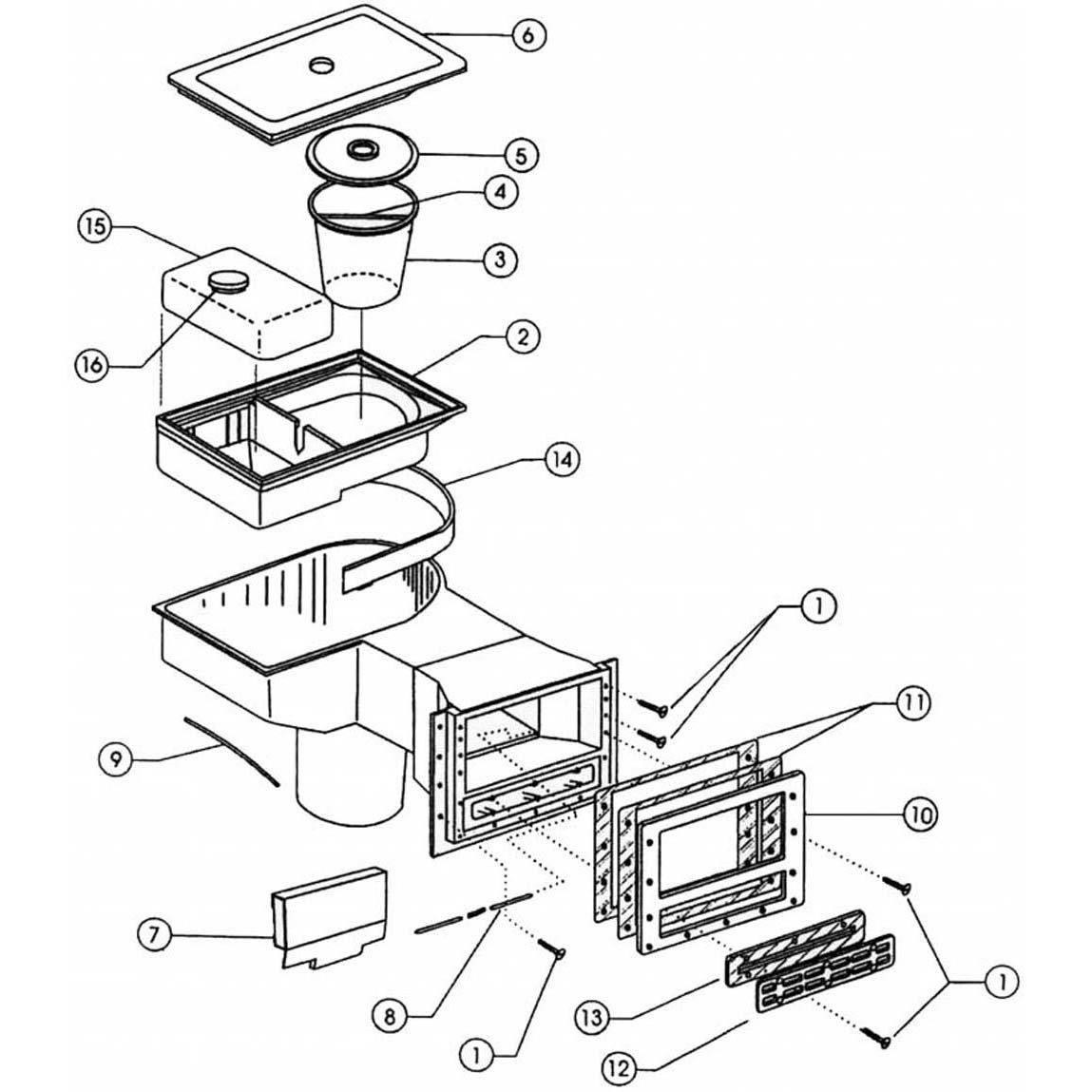 Hydra Pool Aqua Genie Pool Skimmer Parts