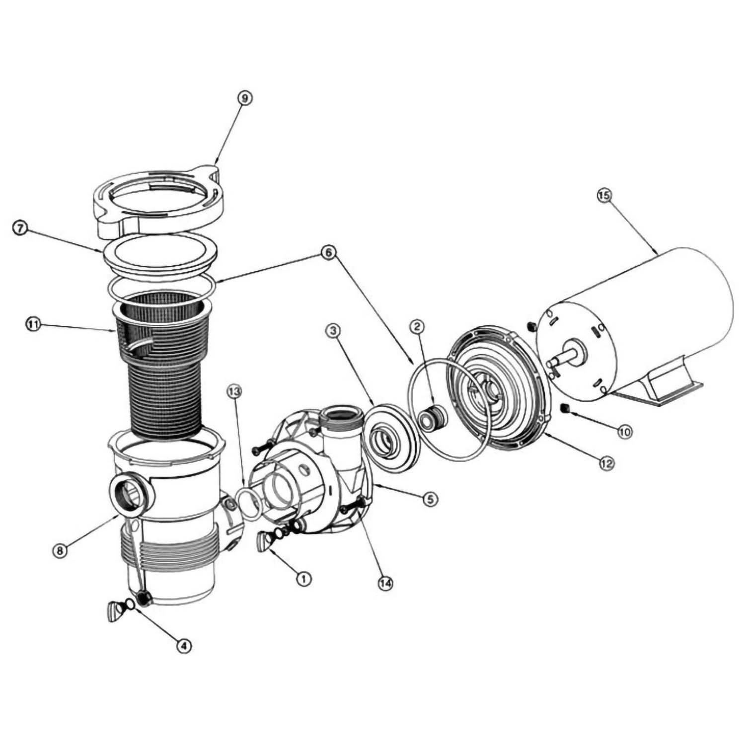 Pentair Optiflo Pump Replacement Parts