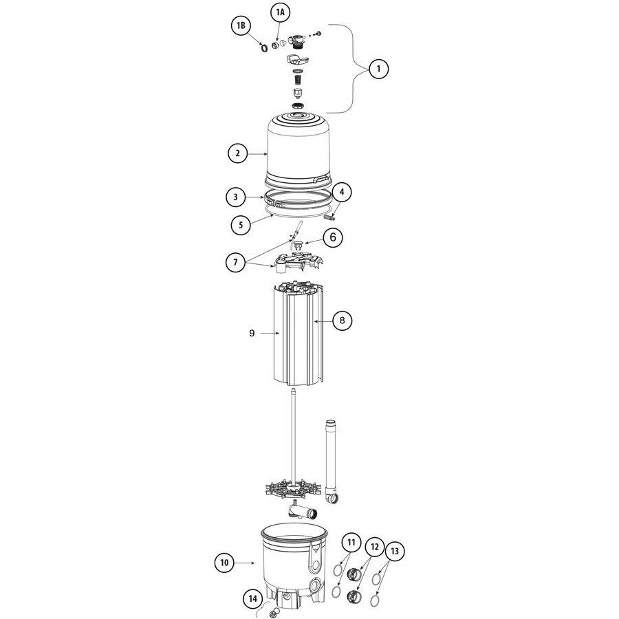 Jacuzzi JDE60 Pool Filter Parts