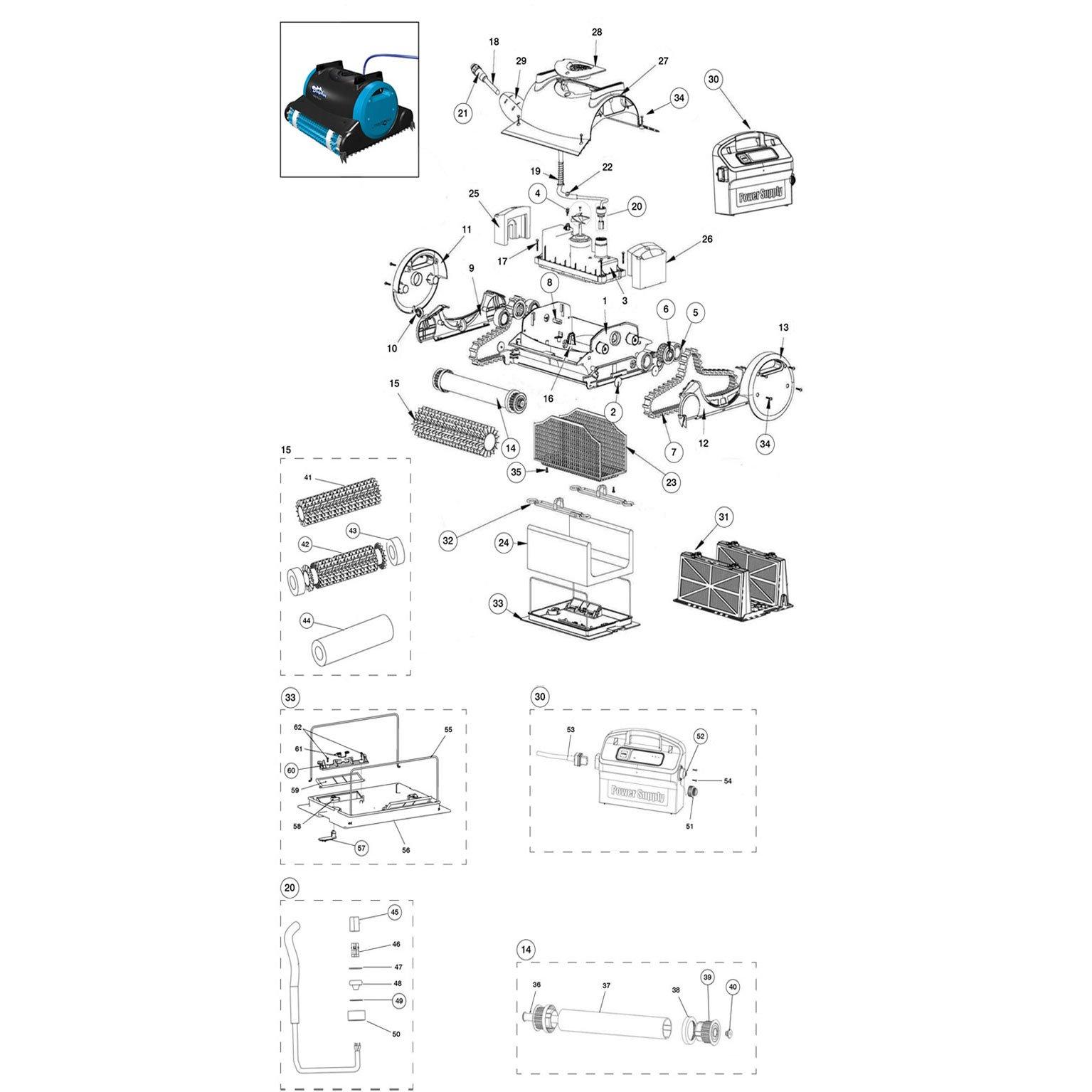 Dolphin Nautilus Pool Cleaner Parts