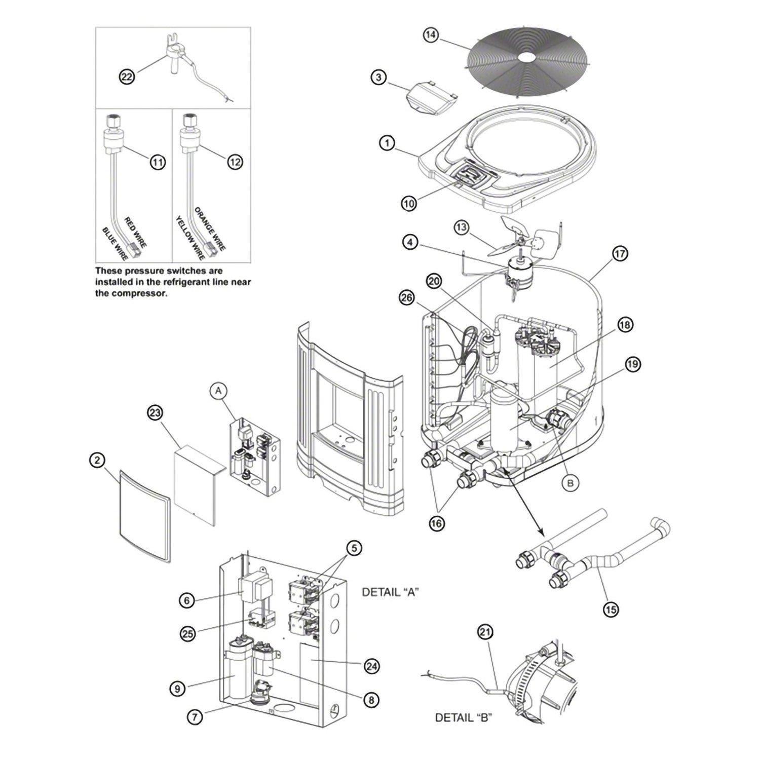 Jandy Heat Pump Air Energy Super Heater