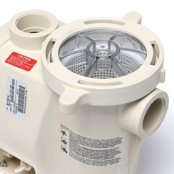 WhisperFlo 011774 Up-Rated Standard Efficiency 2HP Pool Pump, 115V/230V