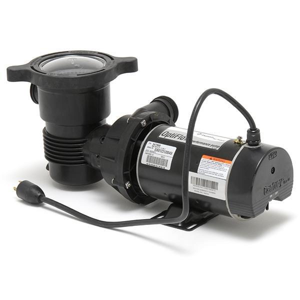 Pentair  OptiFlo 347982 Horizontal Discharge 1HP Above Ground Pool Pump 115V