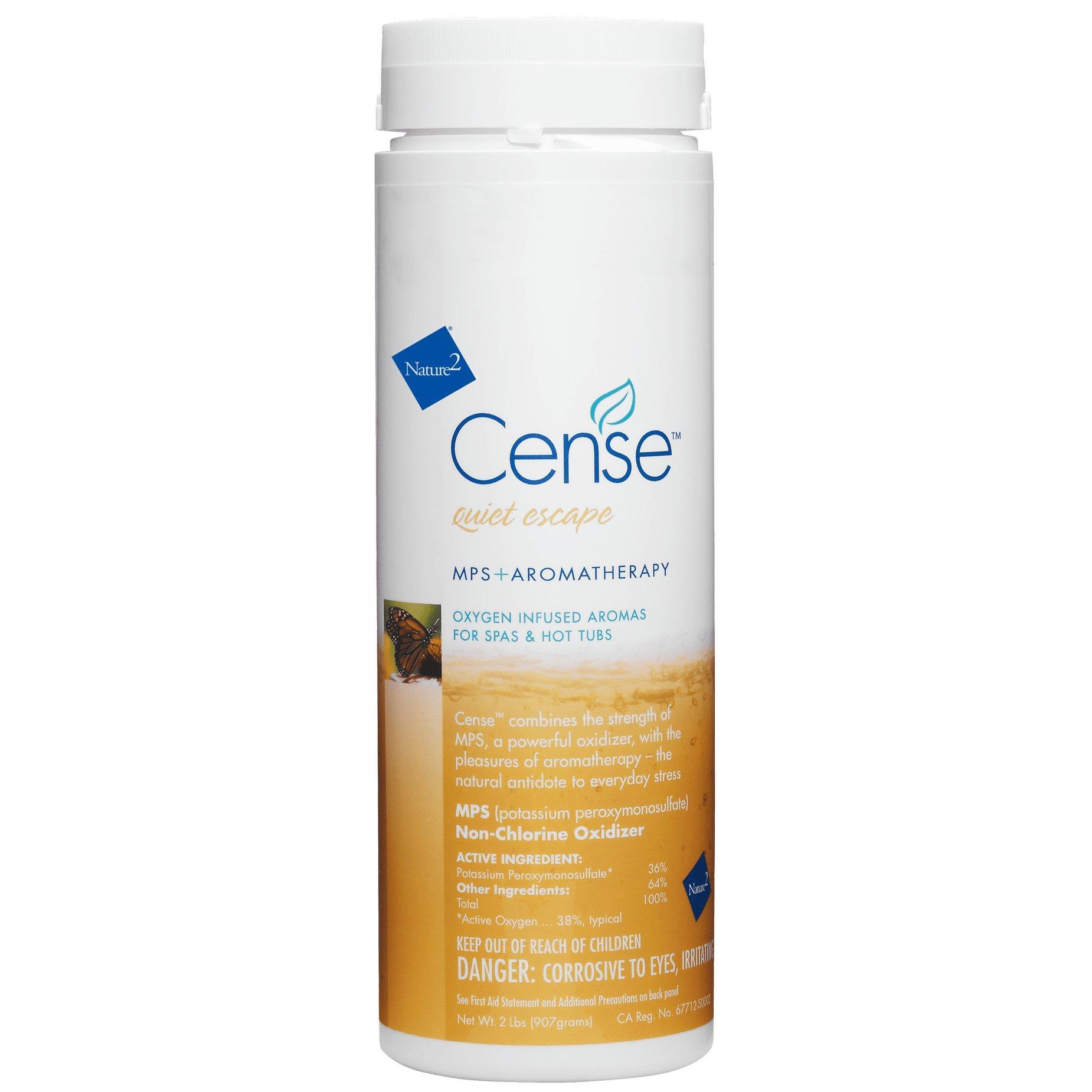 Nature 2  Cense Aromatherapy Non-Chlorine Spa Shock Quiet Escape 2 lb