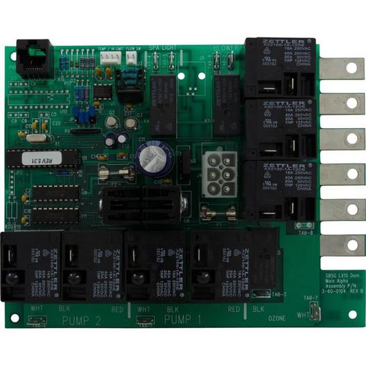 Spa Builders  Lx-15 Alpha Rev 5.31 Circuit Board