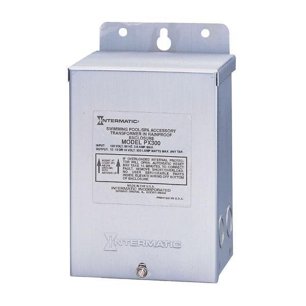 Intermatic  Stainless Steel 300W Pool Light Transformer