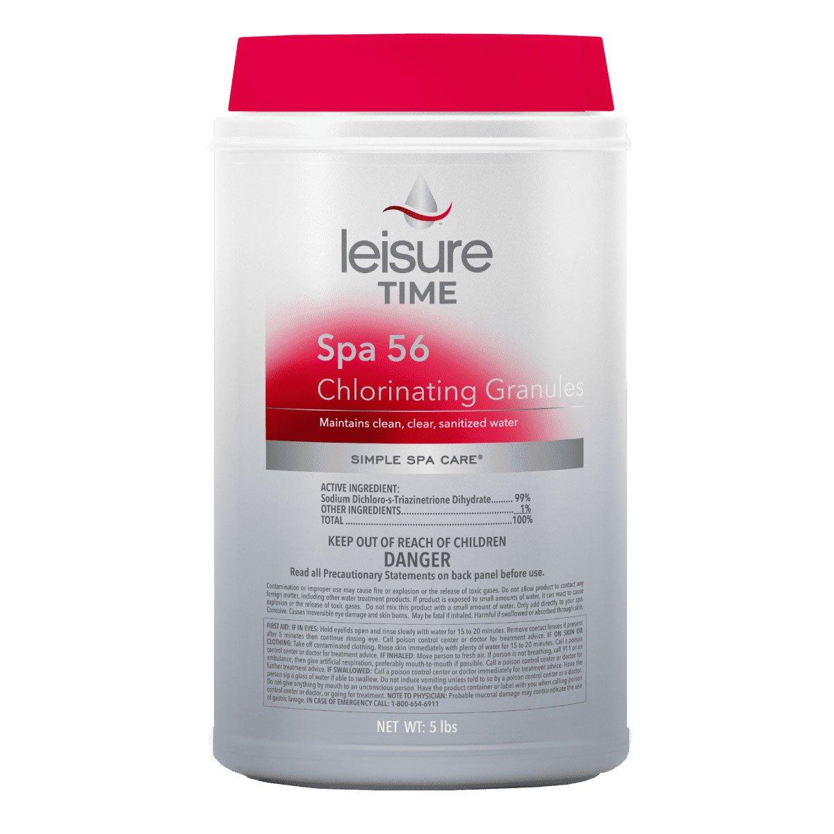 Hot tub chlorine granules