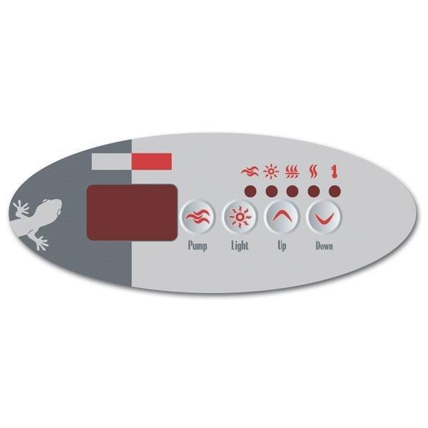 Topside Spa Keypad Overlay for TSC-9 Keypad with Four Keys