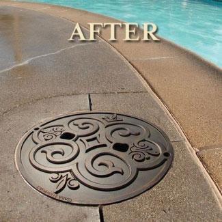 Casa Newport  Bronze Color Metal Premium Skimmer Lid