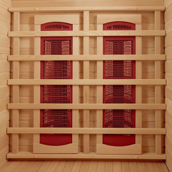 Heatwave  Buena Vista 1-2 Person Hemlock Infrared Sauna w 3 Ceramic Heaters