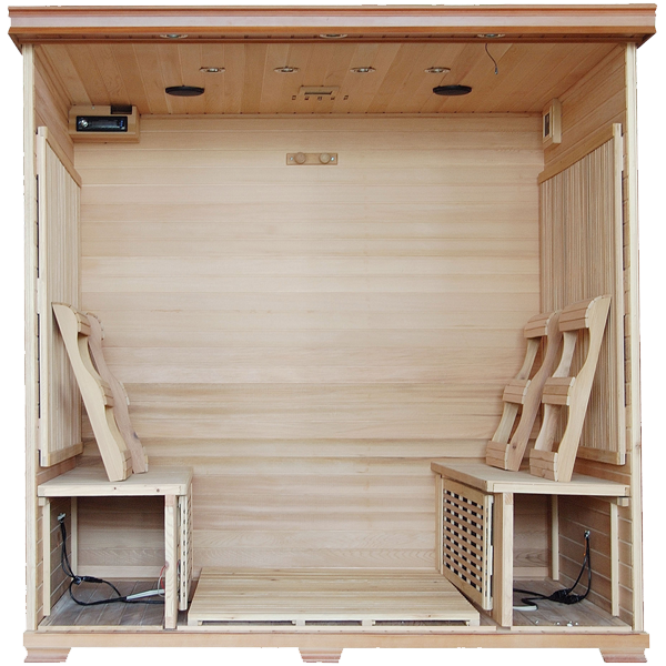 Heatwave  6-Person Cedar Sauna with Carbon Heaters