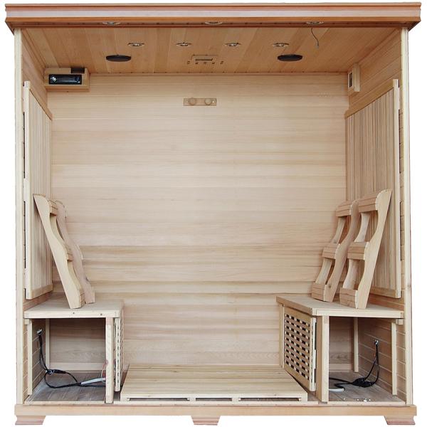 Heatwave  6-Person Cedar Sauna with Carbon Heaters
