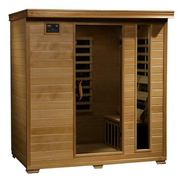 Heatwave  4-Person Hemlock Infrared Sauna with Carbon Heaters