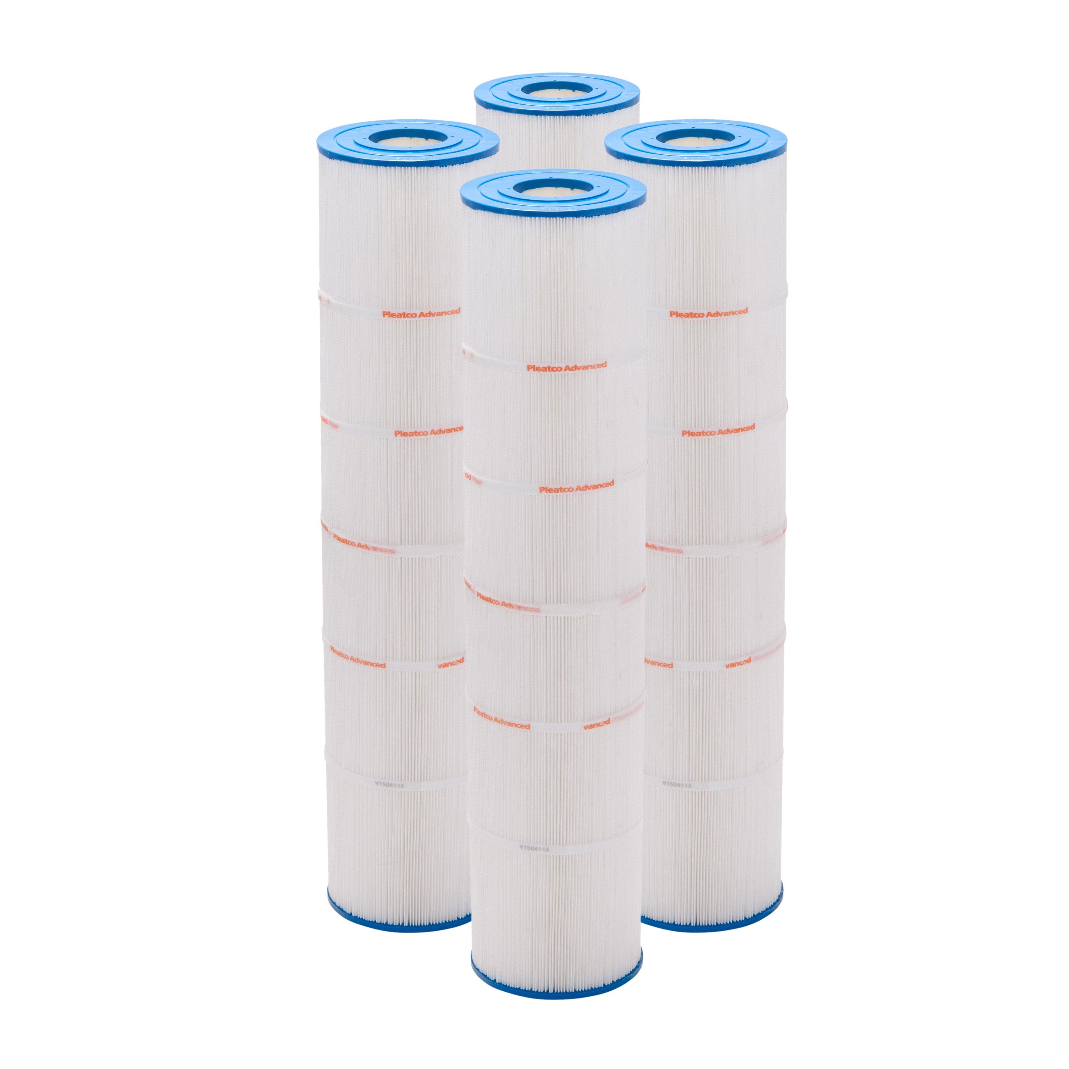 Pleatco  PCC130-PAK4 Filter Cartridge Set for Pentair Clean  Clear Plus 520 4-Pk