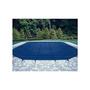 20' x 40' Rectangle Safety Cover with Center End Step, Blue, 20-Year Mesh