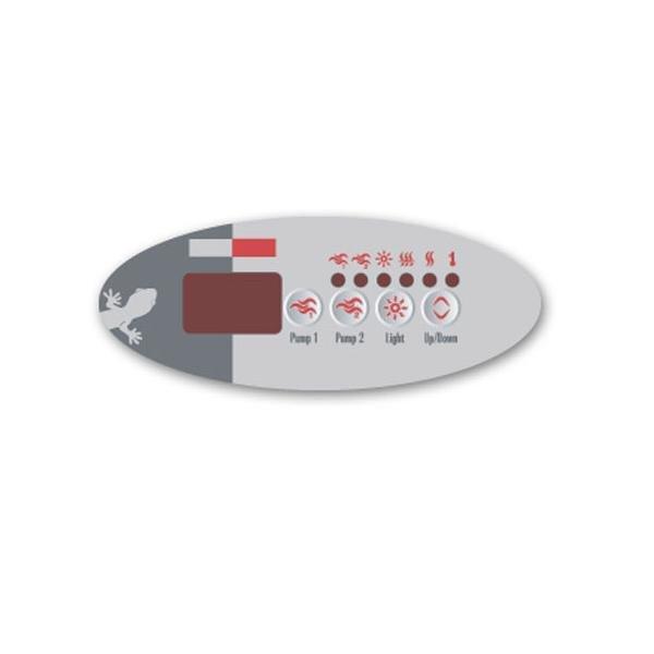 Gecko Topside Spa Keypad Overlay for TSC-9 Keypad with Four Keys 9916 ...