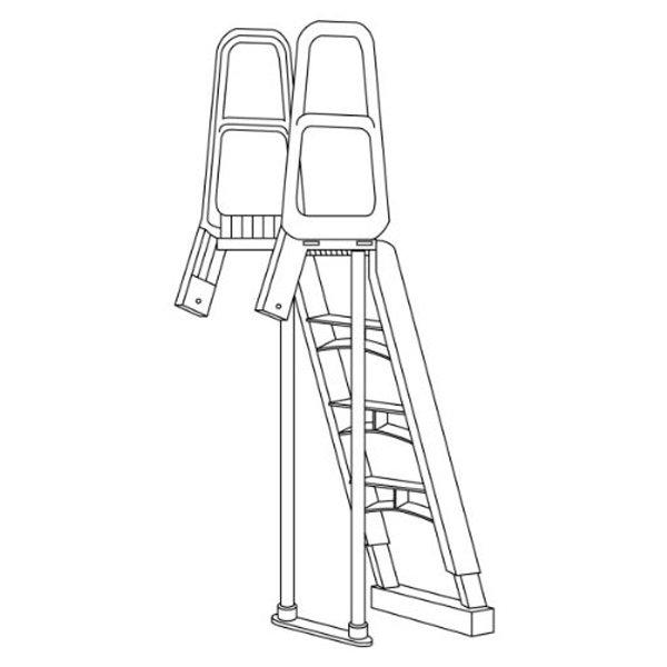 Main Access  200700T Smart Choice Above Ground Pool Ladder