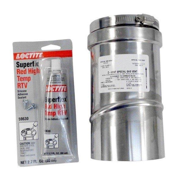 Pentair  Heater Appliance Adapter Stainless Steel by Heat Fab Venting