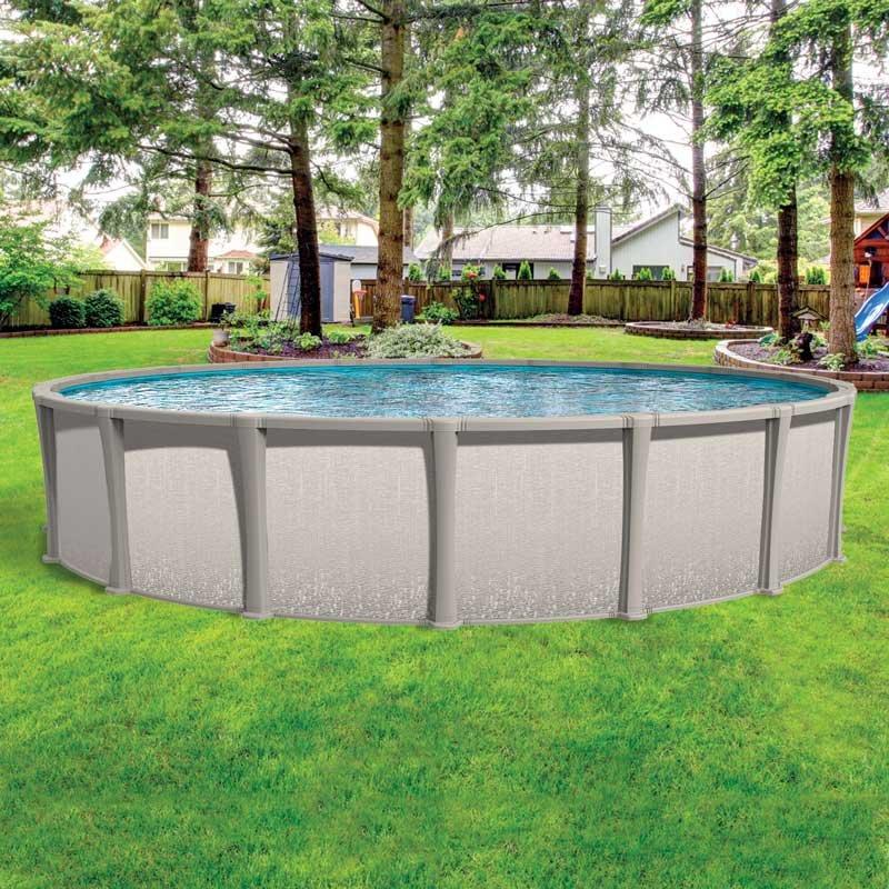 Matrix 33' x 54in. Round Above Ground Swimming Pool with Skimmer