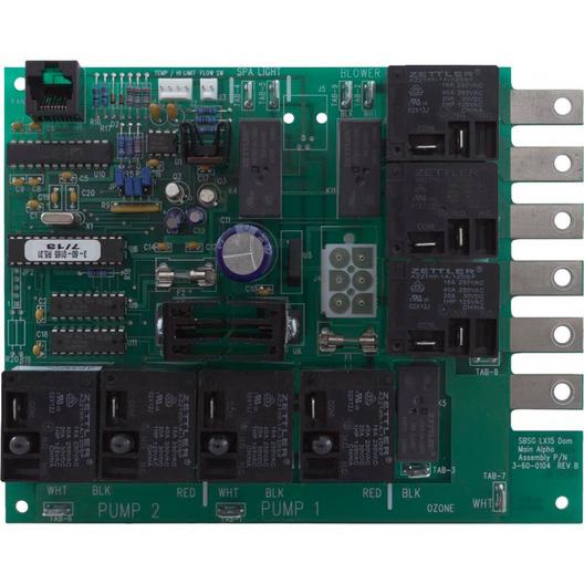 Spa Builders  Lx-15 Extended Software Rev 5.31 Circuit Board