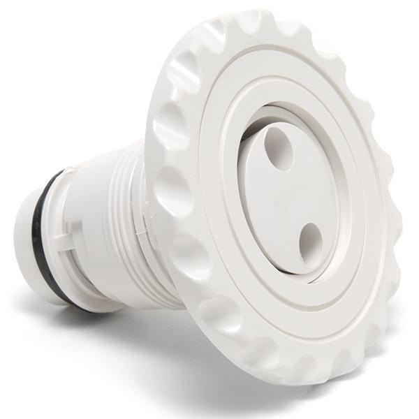 Poly Gunite Deluxe Series Pulsator Large Face Scalloped Spa Jet Internal