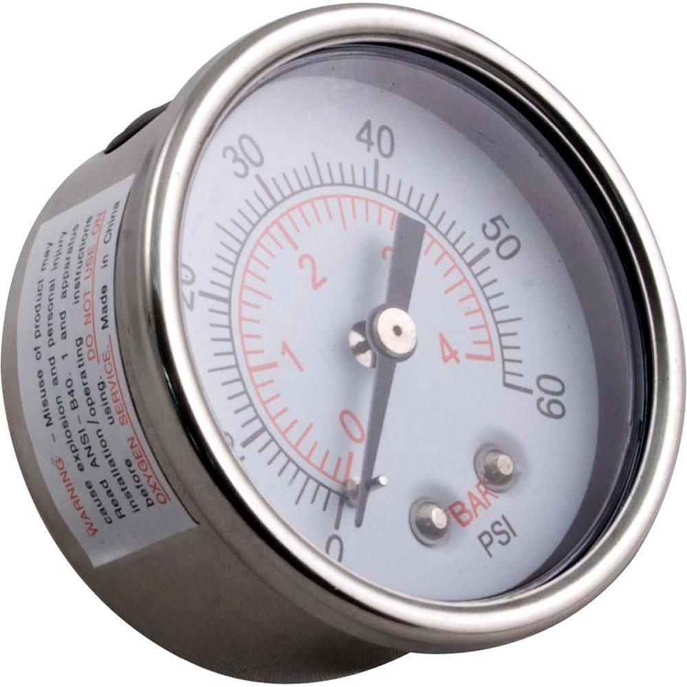 Waterway  Pressure Gauge Clearwater II Waterproof SS