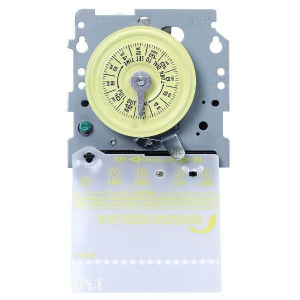 Intermatic  24 Hour Mechanical Time Switch DPST Switch 120V T100M Series