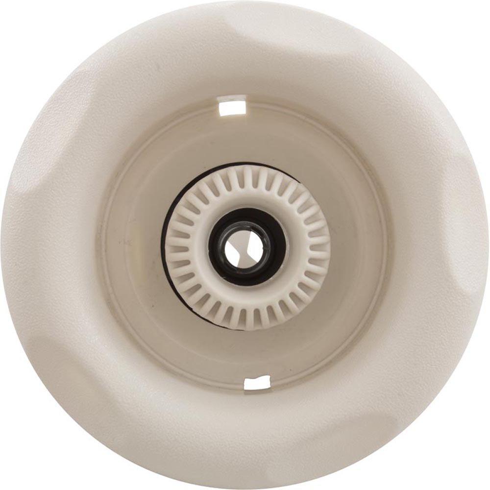 Waterway  Power Storm Thread-In Gunite Directional Five-Scallop Spa Jet Internal White