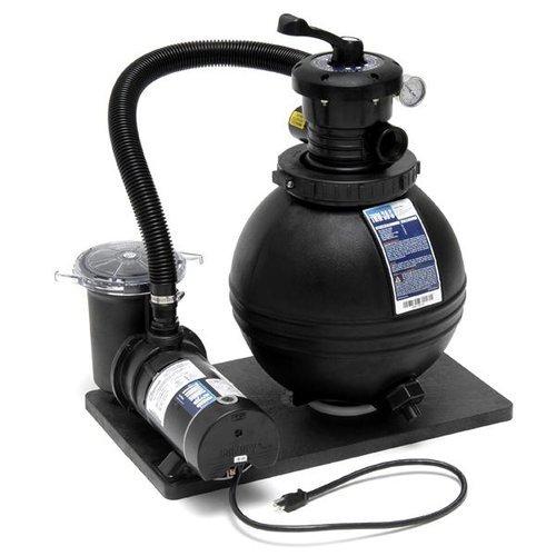 Waterway TWM Above Ground Pool Cartridge Filter System, 1 HP Pump and 50  sq/ft Filter, Include 2 Hoses, 520-3010