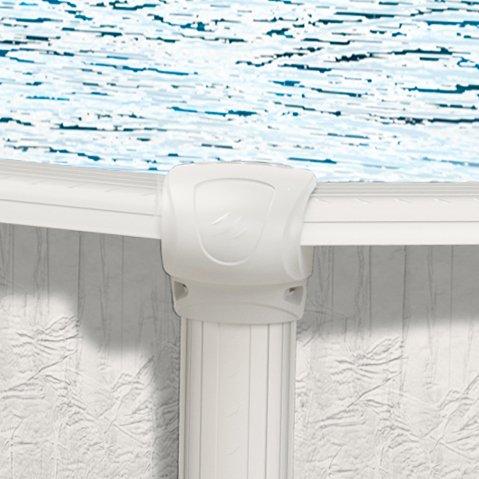 Heritage 33' x 52in. Round Above Ground Swimming Pool with Skimmer