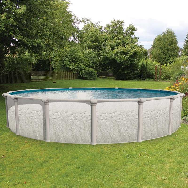 Heritage 24 x 54in Round Above Ground Swimming Pool with Skimmer
