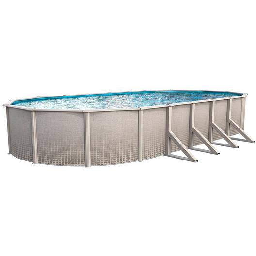 Sharkline  Reprieve 18 x 33 x 48in Oval Above Ground Swimming Pool with Skimmer