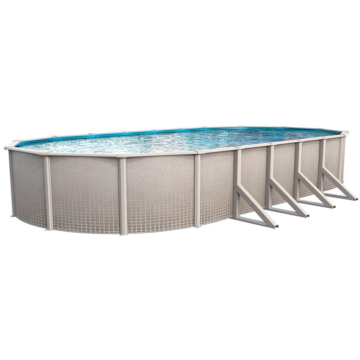 Sharkline  Reprieve 12 x 24 x 52in Oval Above Ground Swimming Pool with Skimmer