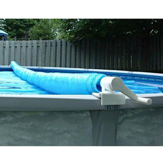  Feherguard Premium Above Ground Solar Cover Reel System Ends  Only, for Above Ground Pools