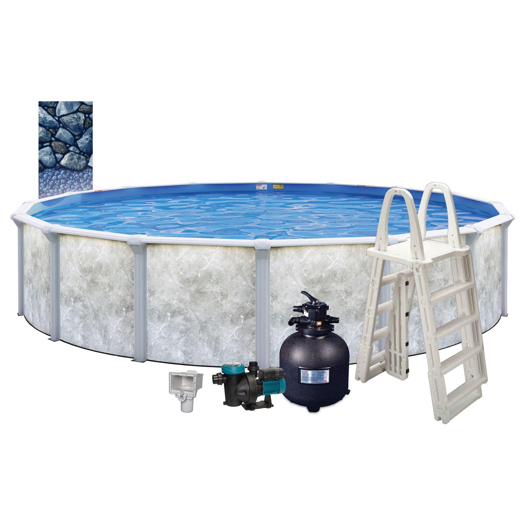 Eden 15 x 52 Round Above Ground Pool Package