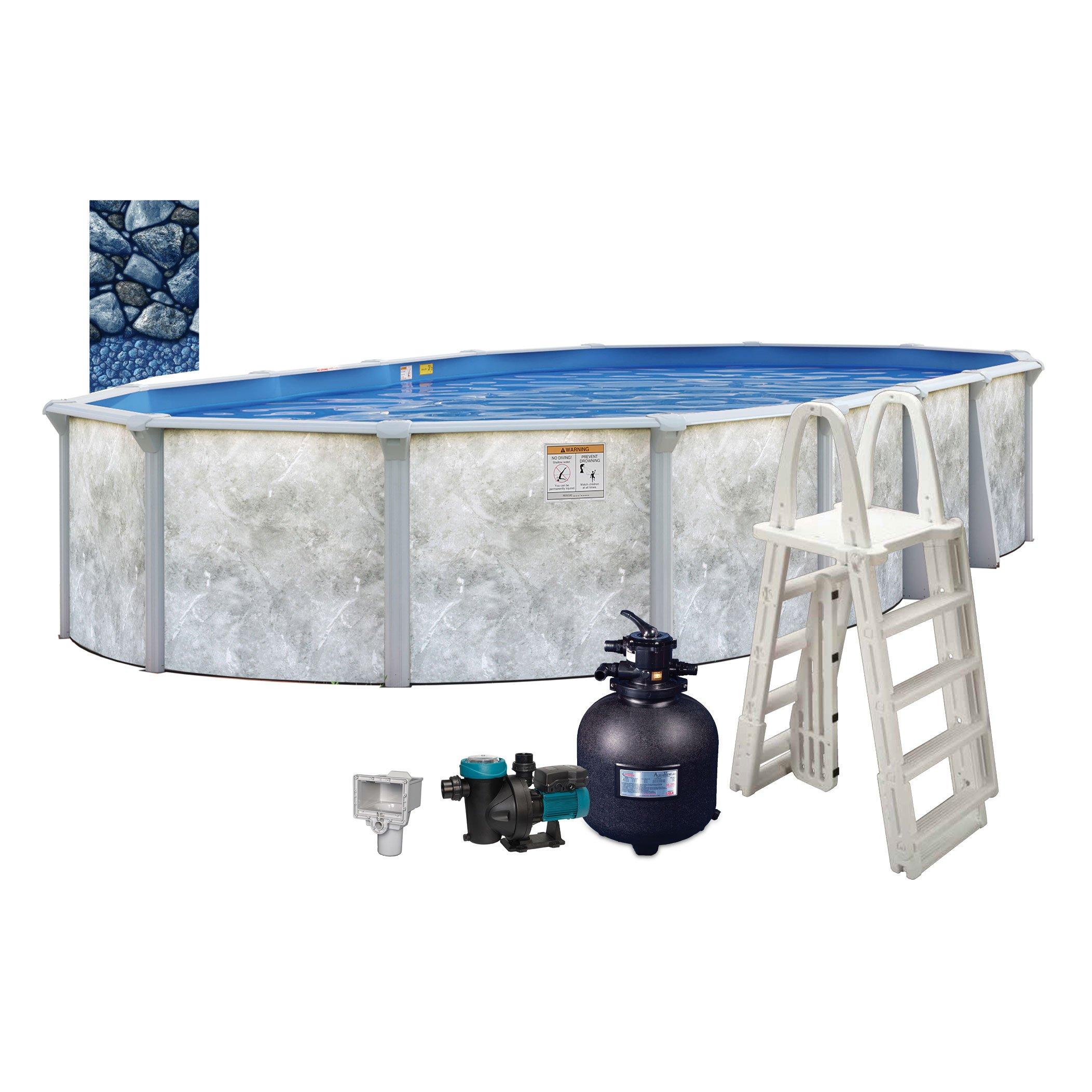 Eden 16'x32 x 52 Oval Above Ground Pool Package