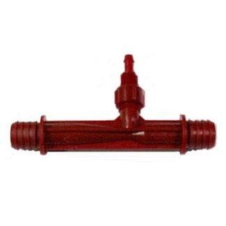 Del Ozone  Injector Only (Num-684  Polypro  Red (Hb)