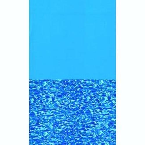 Overlap 28' Round Swirl Bottom 48/52 in. Depth Above Ground Pool Liner, 25 Mil