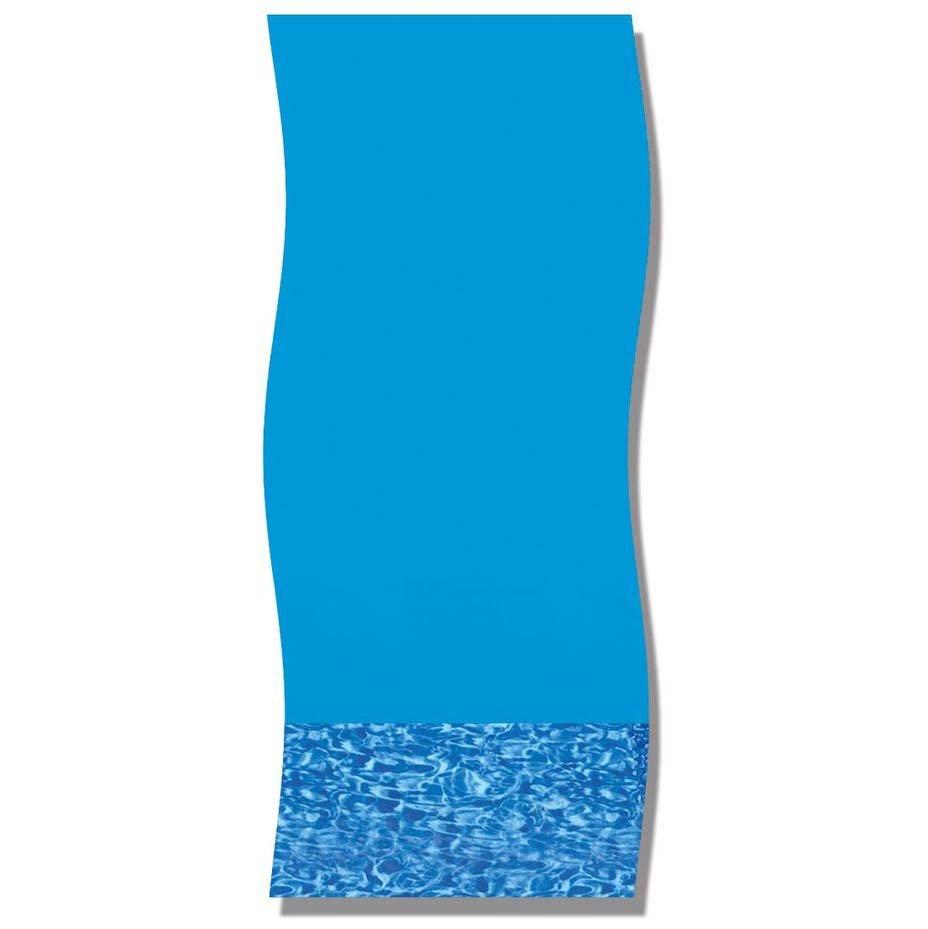 Overlap 18' x 33' Oval Swirl Bottom 60 in. Expandable Depth Above