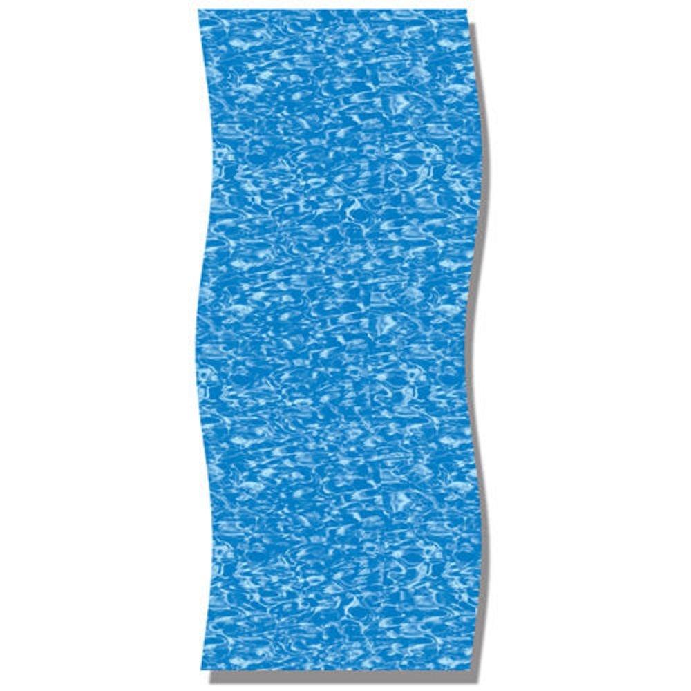 swimline blue swirl round overlap liner