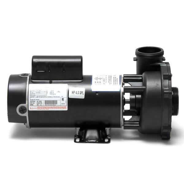 Executive 48-Frame 4HP Single-Speed Spa Pump, 2in. Intake, 2in. Discharge, 230V