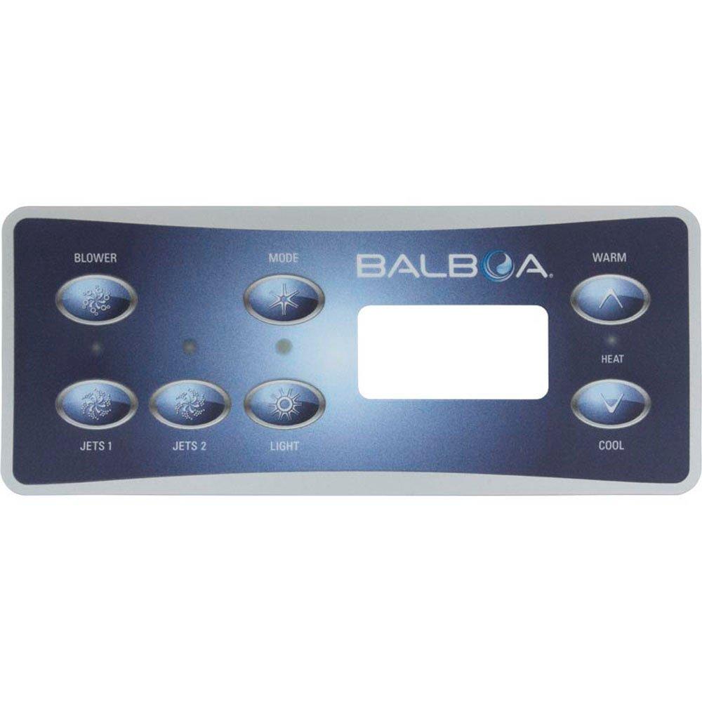 Balboa  Serial Standard Panel Overlay Standard Panel LCD (2 Pumps Blower Light)