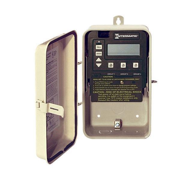 Digital Time Clock Metal Enclosure with Freeze Protect