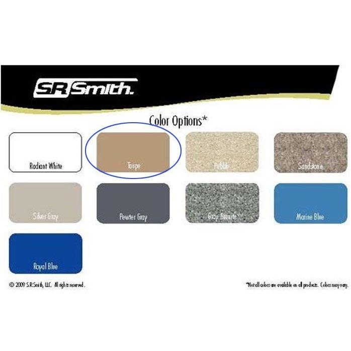 S.R Smith  BigRide Left Turn Complete Pool Slide  Taupe