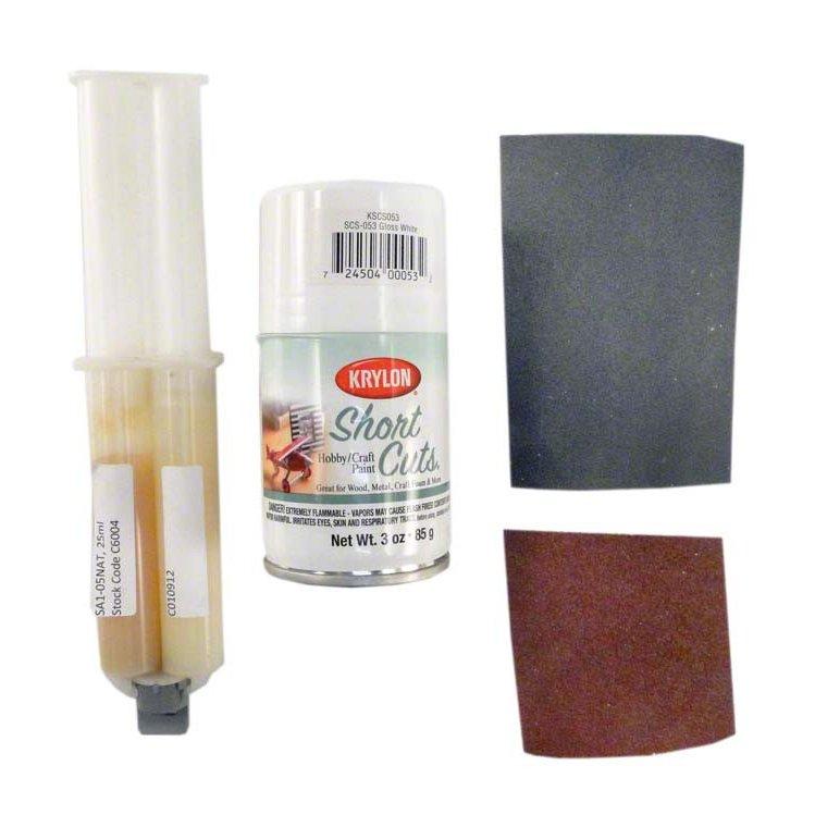 S.R Smith  Acrylic Pool Slide Repair Kit Pewter Gray