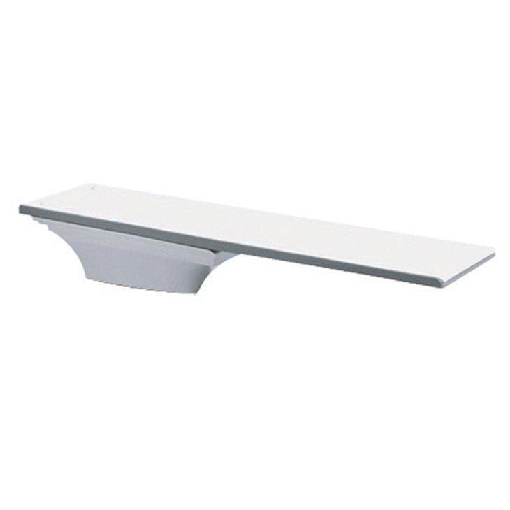 10' Fibre-Dive Diving Board with Flyte-Deck II Stand, Taupe/White | In ...